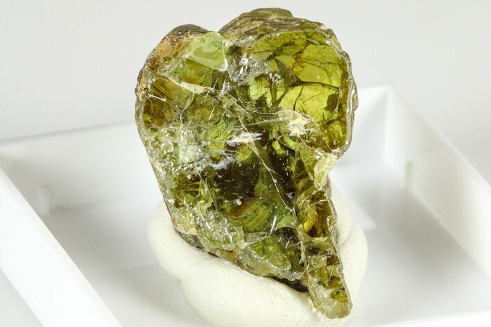 Green Titanite (Sphene) Crystal - Tanzania #379742